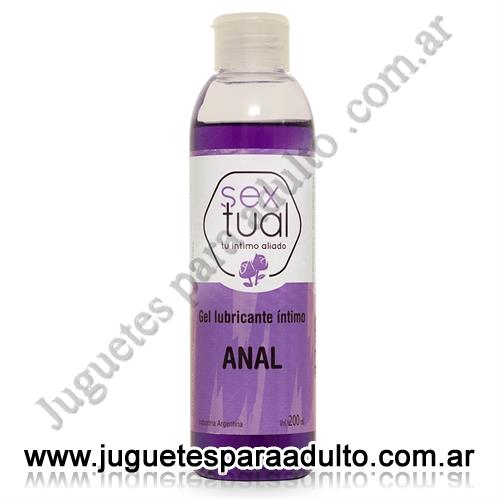 Aceites y lubricantes, Lubricantes Sextual, Gel anal con aroma a rosas 200 ml